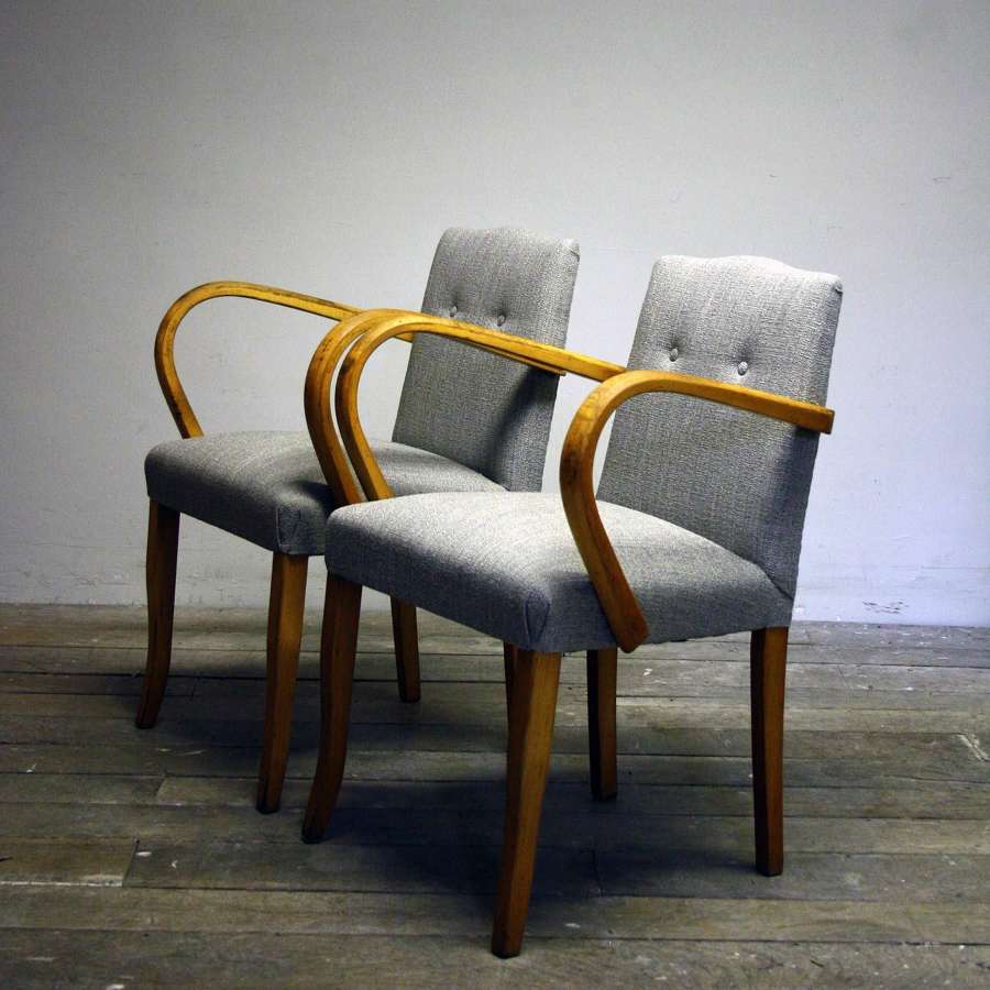 Re-upholstered 1930's Bridge Chairs