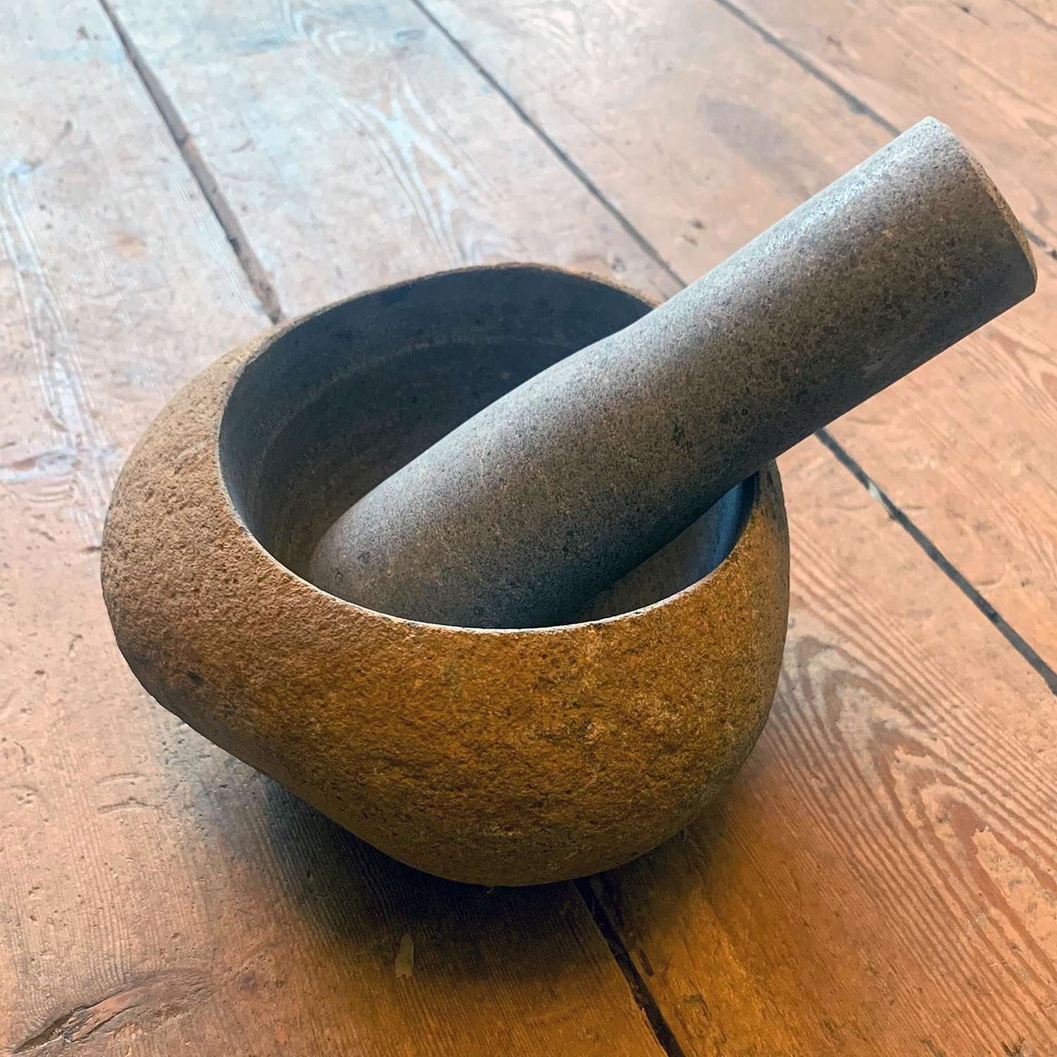 Natural Stone Pestle and Morter