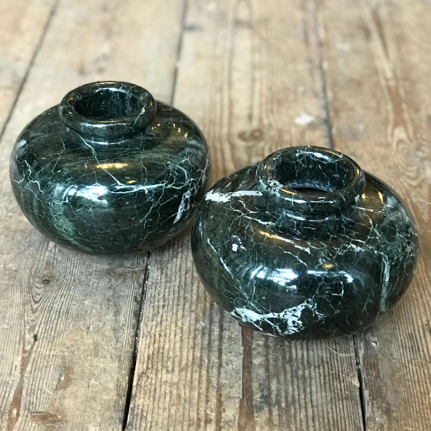 Green Marble Bowls / Vase